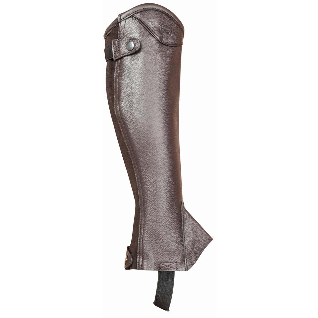 Seeded Leather Half Chaps T de T Vivaldi
