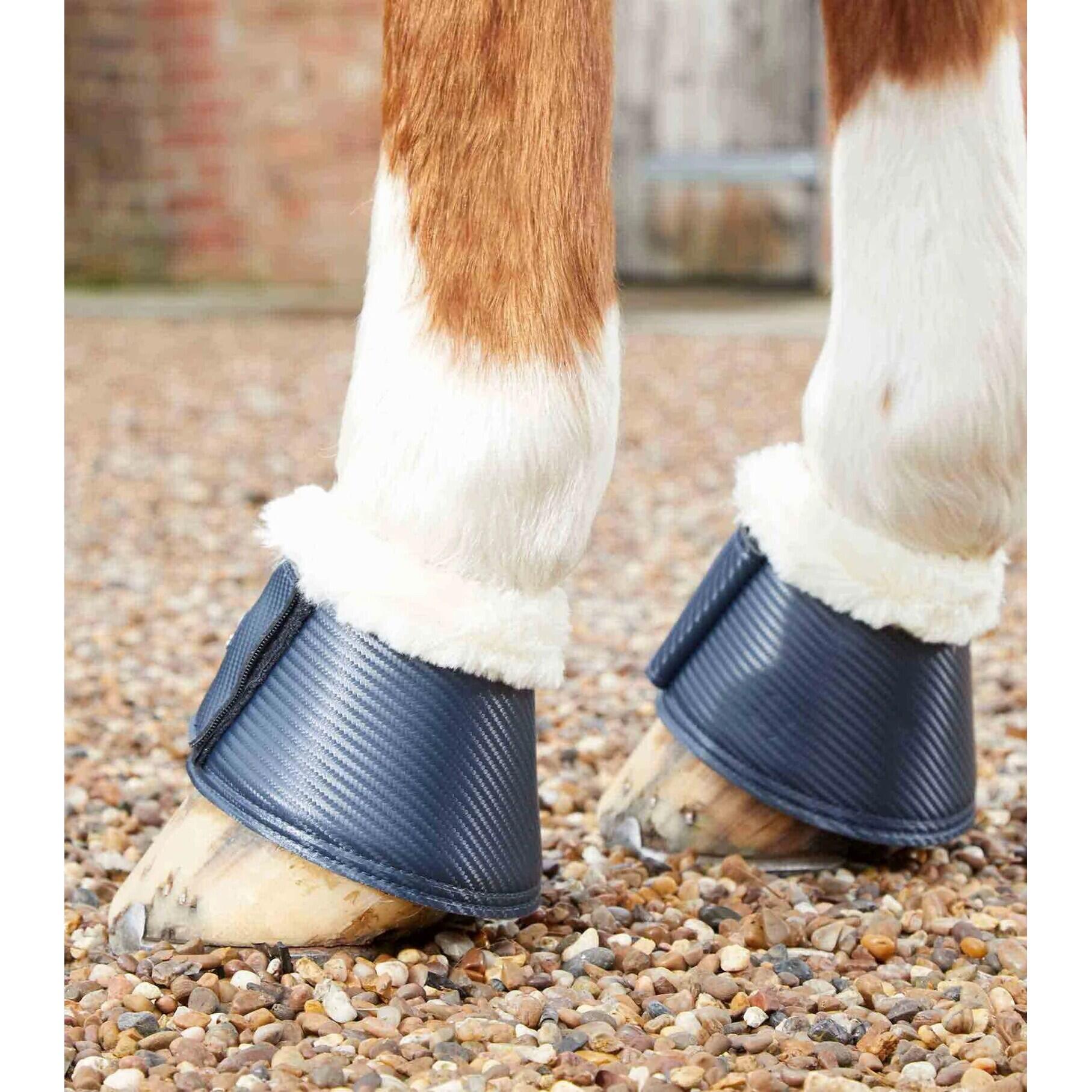 Glove guard for horses Premier Equine Carbon Tech Techno Wool Over Reach 3/5
