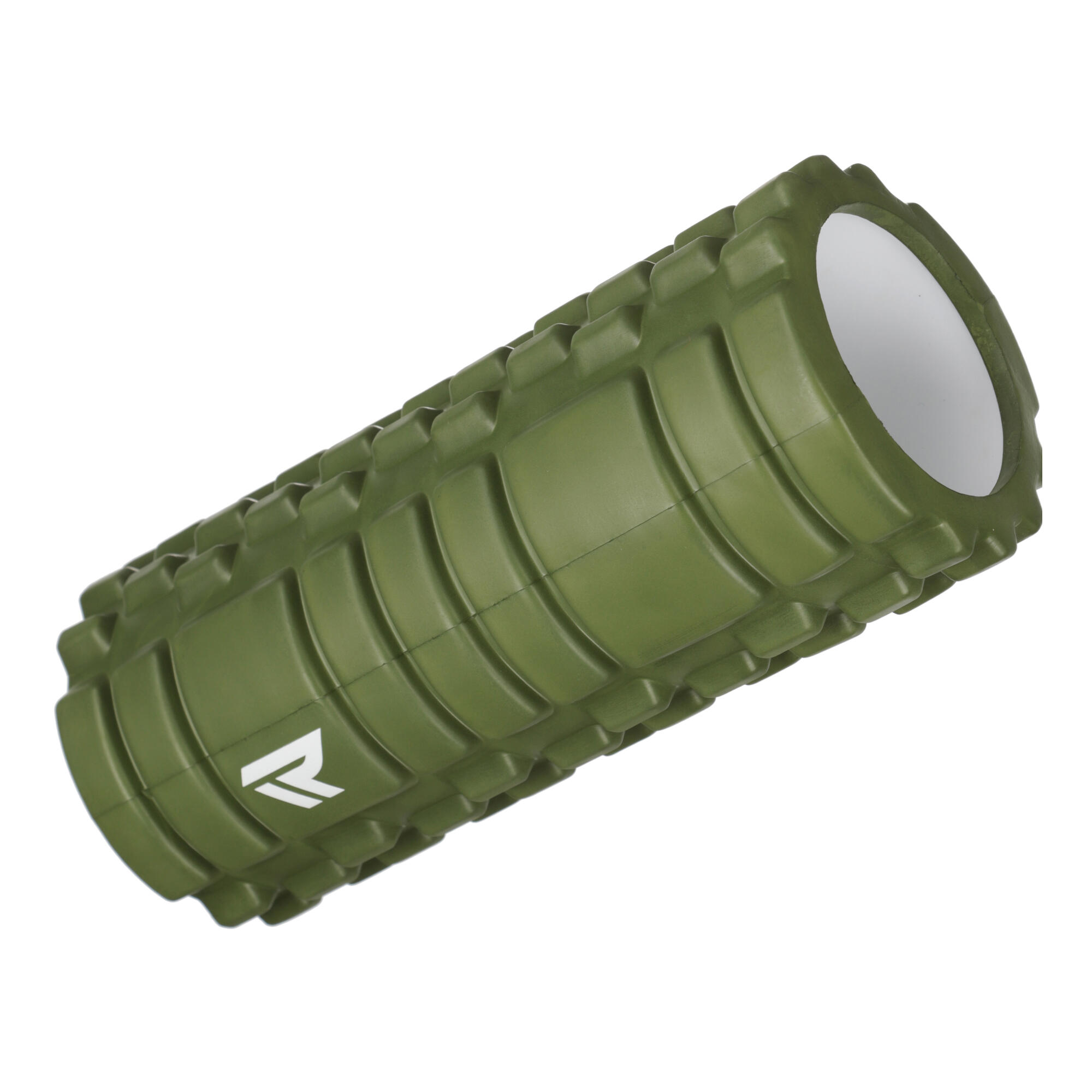 ROCKERZ FITNESS Rullo in schiuma - Massaggio Trigger Point - 33 cm - Colore Army