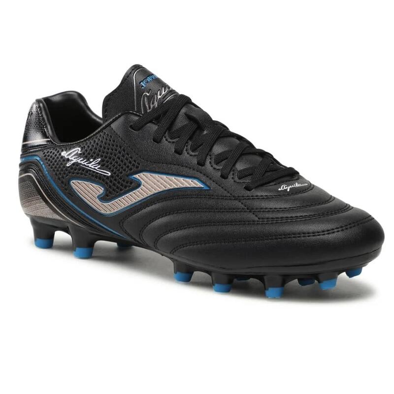 Ghete fotbal barbati Aguila 2301 FG Negru Auriu