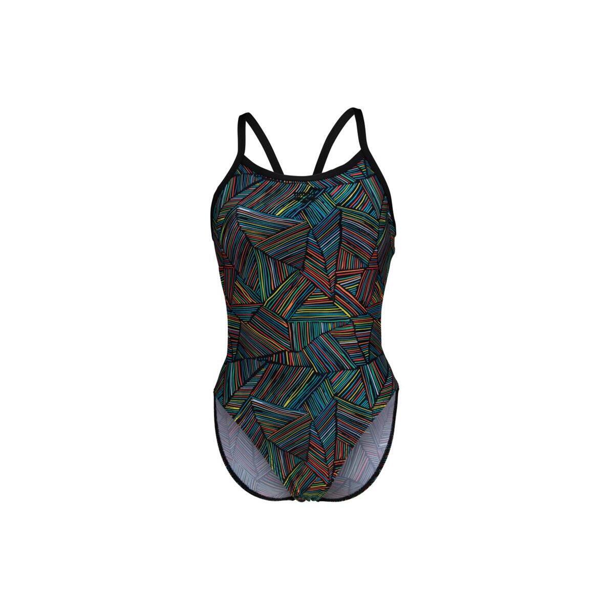 Arena - Maillot De Bain 1 Pièce Femme Arena - Maillot De Bain 1 Pièce - Multicolore|noir - 34 - Decathlon