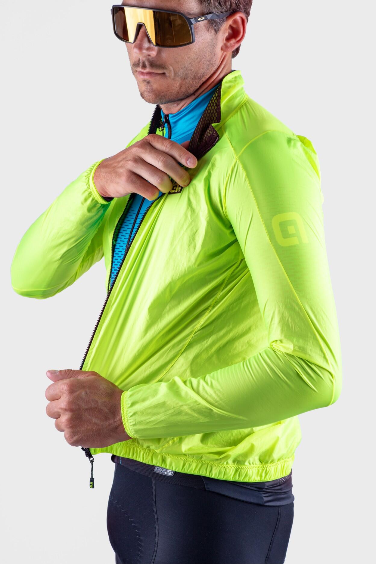 Veste Manches Longues Alé Light Pack Jaune Fluo 5/7