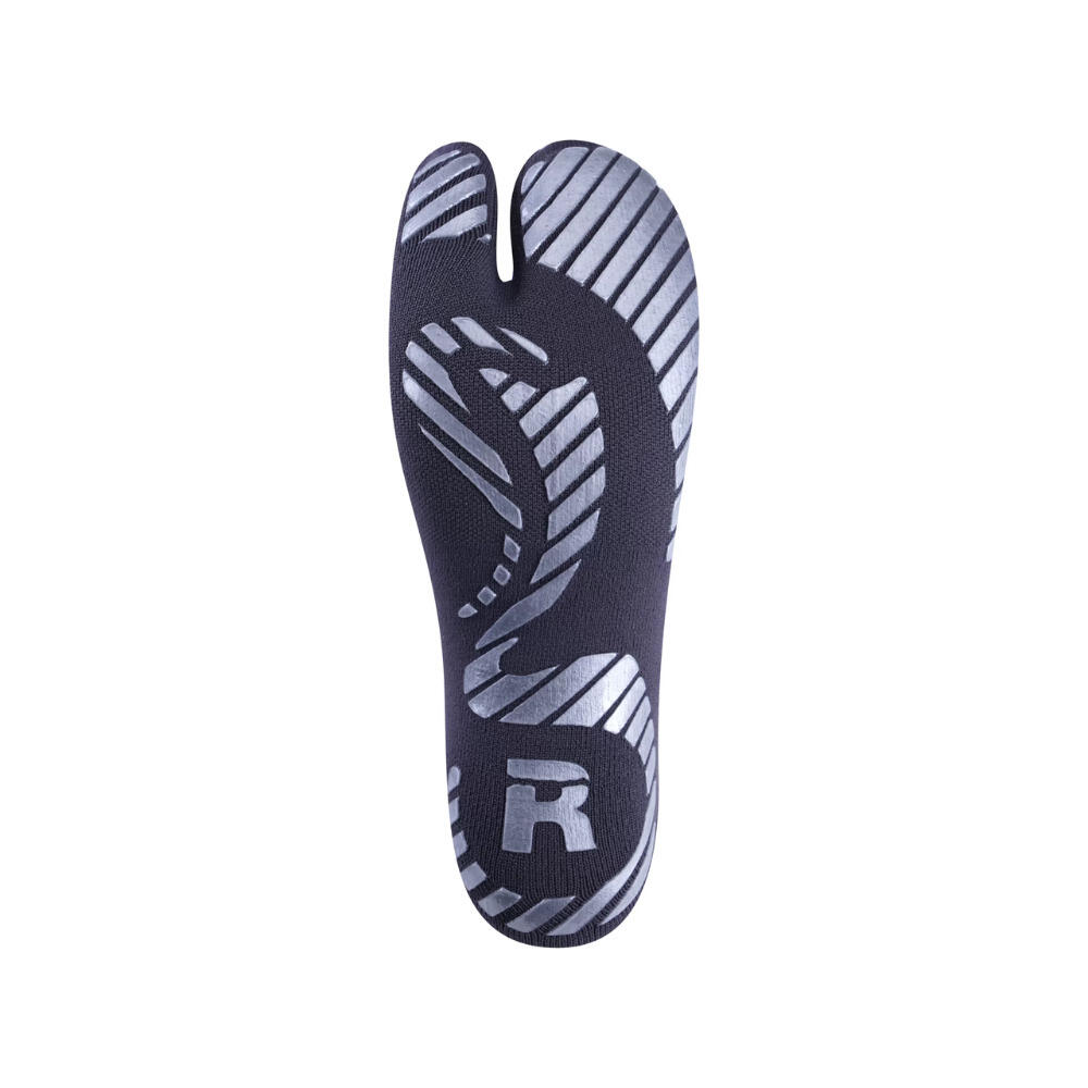Calcetín de Yoga R-evenge Natural Adulto Gris Plata 3/3