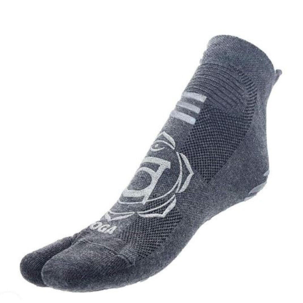 R-EVENGE Calcetín de Pilates R-evenge One Finger Adulto Gris Plata