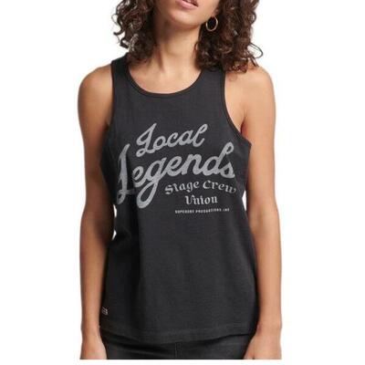 Camiseta de deporte Vintage Logo de Superdry, Mujer