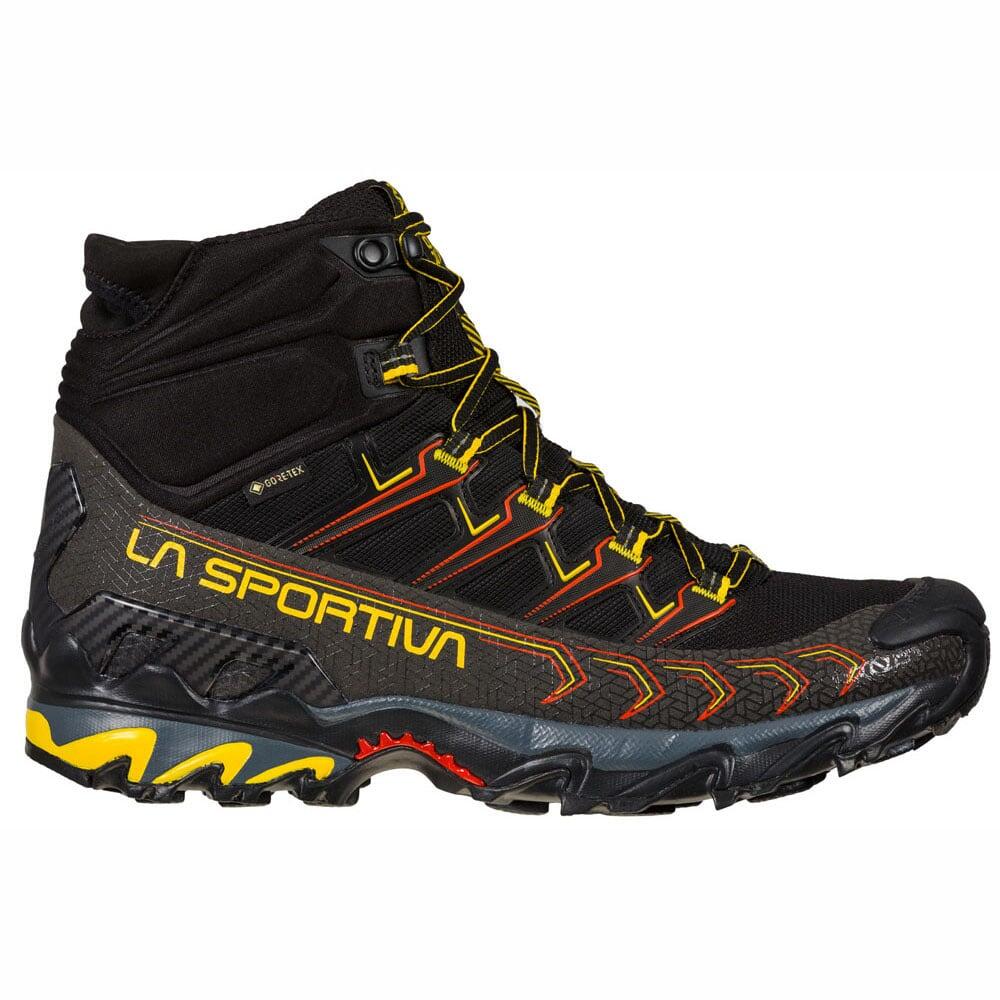 LA SPORTIVA Wanderstiefel Herren - Ultra Raptor II Mid GTX - Black/Yellow