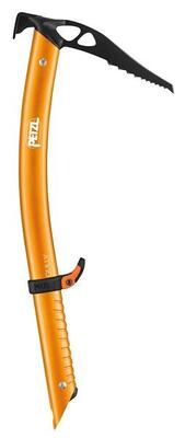 Ultraleichter Pickel Petzl Gully Hammer 45 cm 280 g Stahlkopf gebogene Klinge