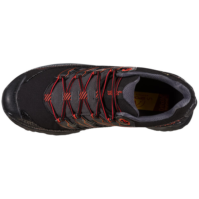 Zapatillas Trailrunning Hombre - Ultra Raptor II GTX - Black/Goji