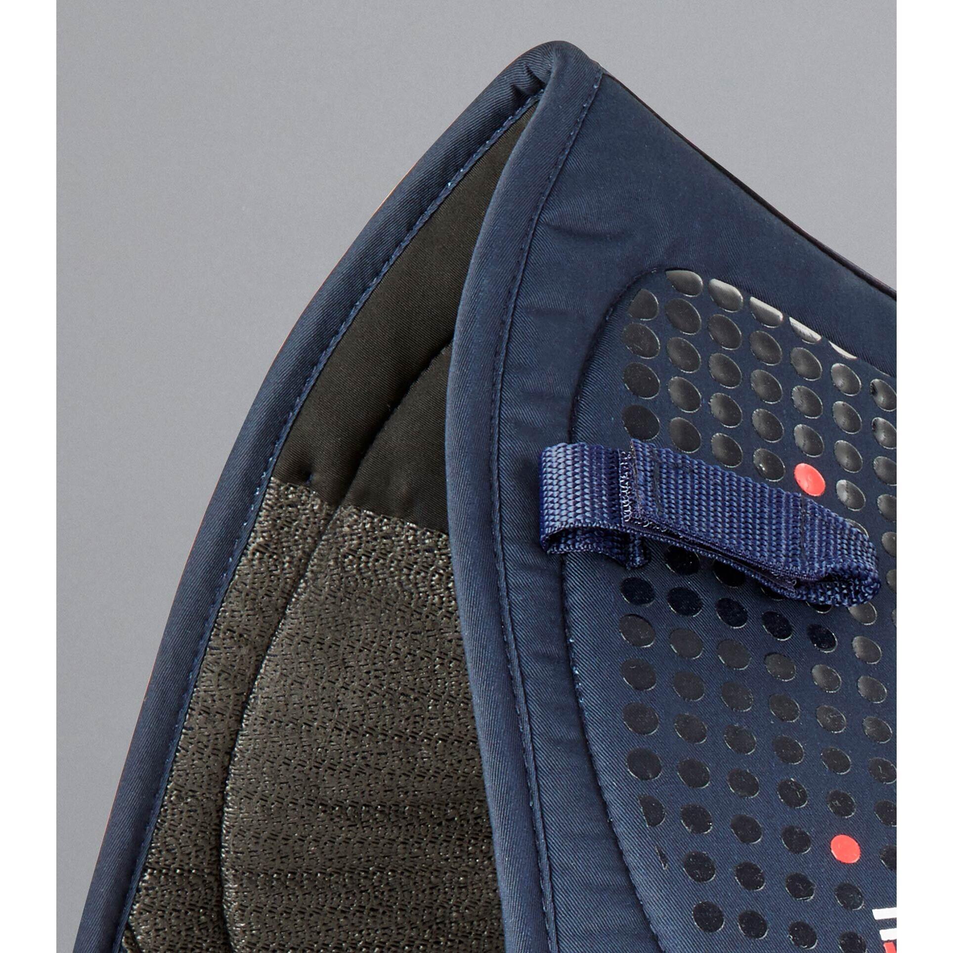 Antislip vierkante paardendressuurmat Premier Equine Close Contact Tech Grip Pro 3/6