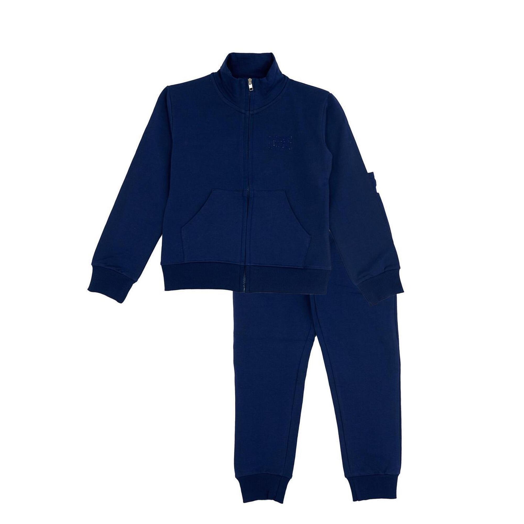 Leone 1947 Apparel - Survêtement Fille Leone Entièrement Zippé Chic Girl - Survêtement - Bleu -  8 À 10 Ans - Decathlon