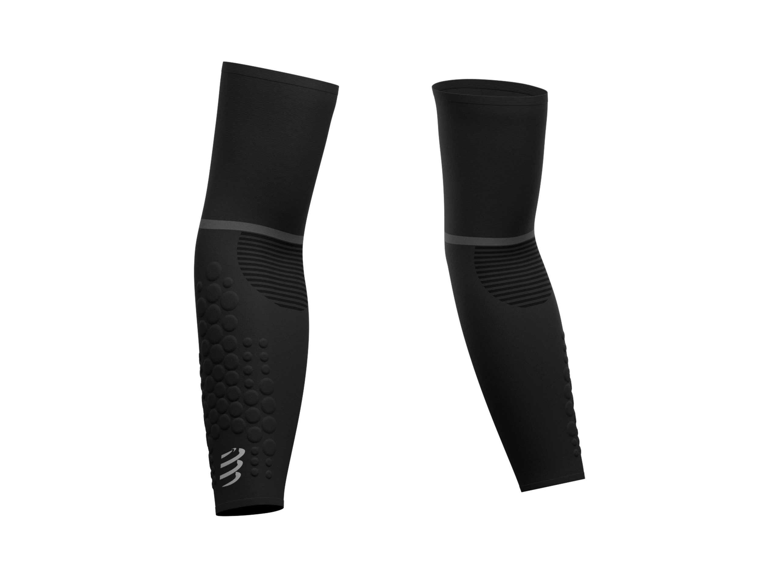 COMPRESSPORT Mangas Arm Force Ultralight corrida Preto Compressport