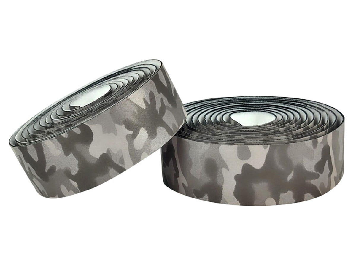 BLB BRICK LANE BIKES Supreme Pro Reflecterend Stuurlint 3mm - Camo Grijs