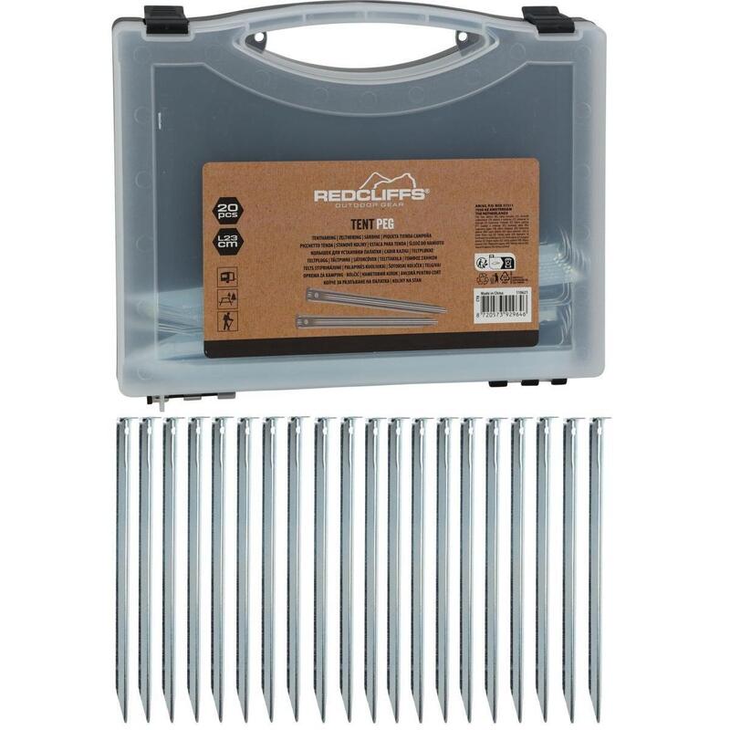 Cuie cort 20 metalice Argintii