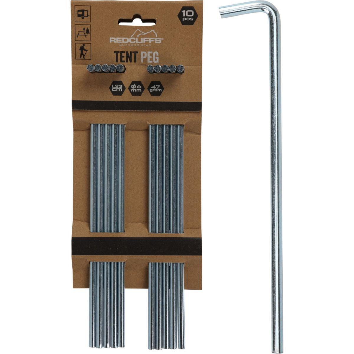 Redcliffs tent peg set of 10 pieces. 5/7