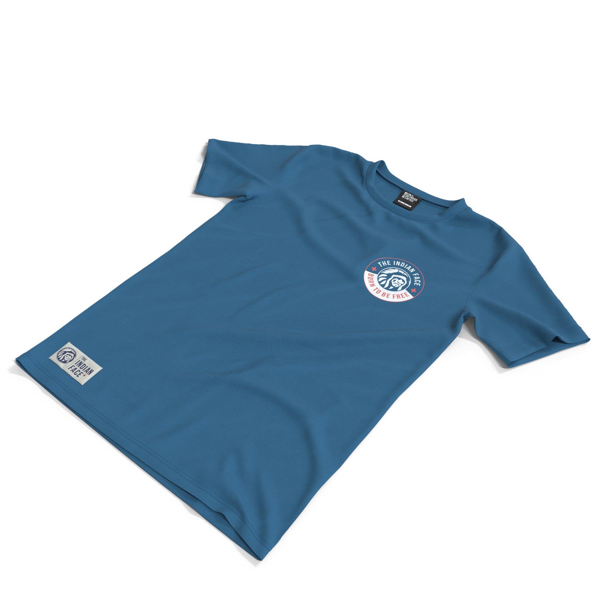 Camiseta de Fitness The Indian Face Unisex Spirit Azul Azulfin 4/5