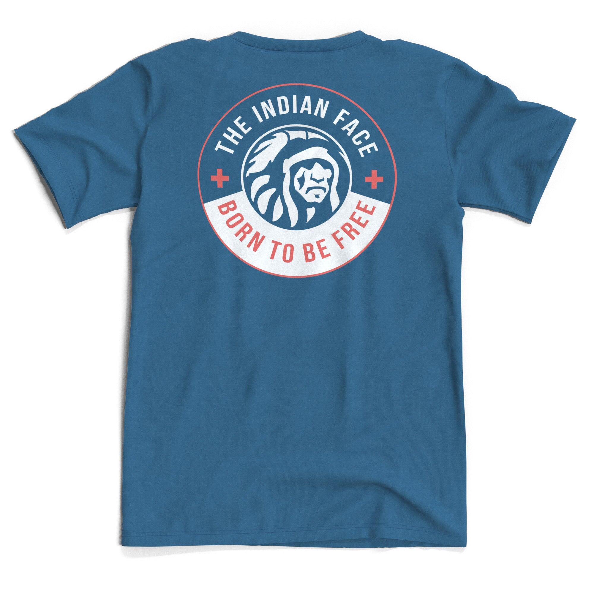 Camiseta de Fitness The Indian Face Unisex Spirit Azul Azulfin 2/5