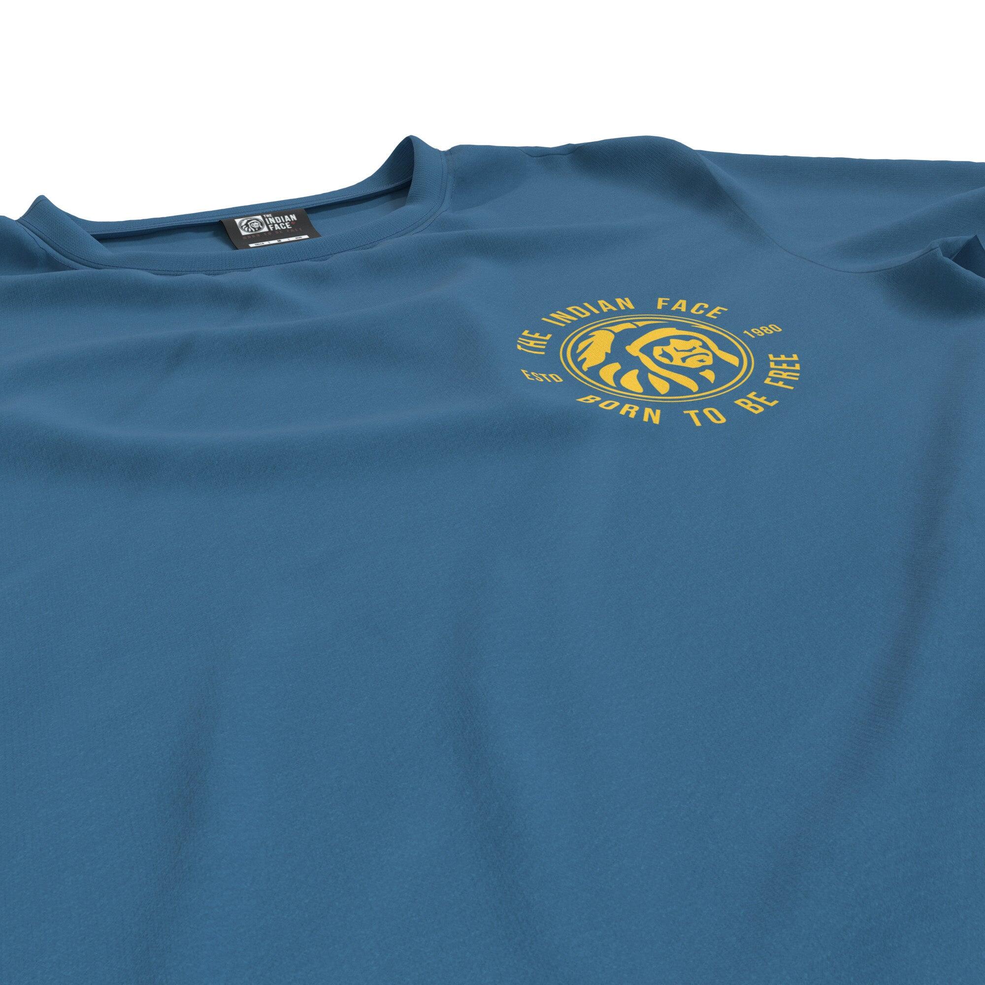 Camiseta de Fitness The Indian Face Unisex Soul Azul Azulfin 3/5