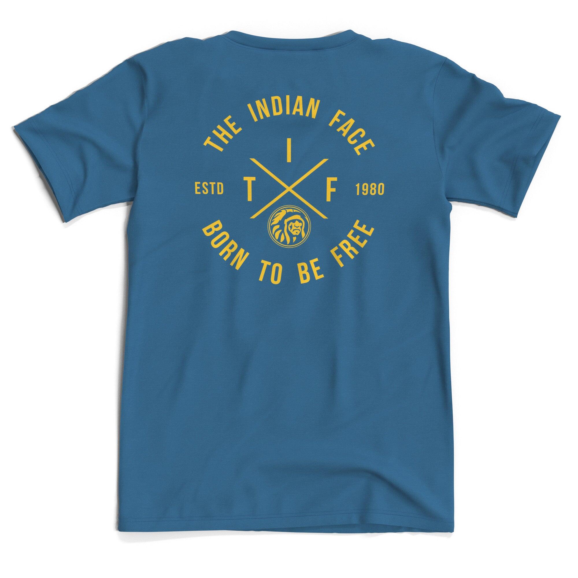 Camiseta de Fitness The Indian Face Unisex Soul Azul Azulfin 2/5
