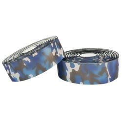 Cinta de manillar reflectante Supreme Pro 3mm - Camo Azul