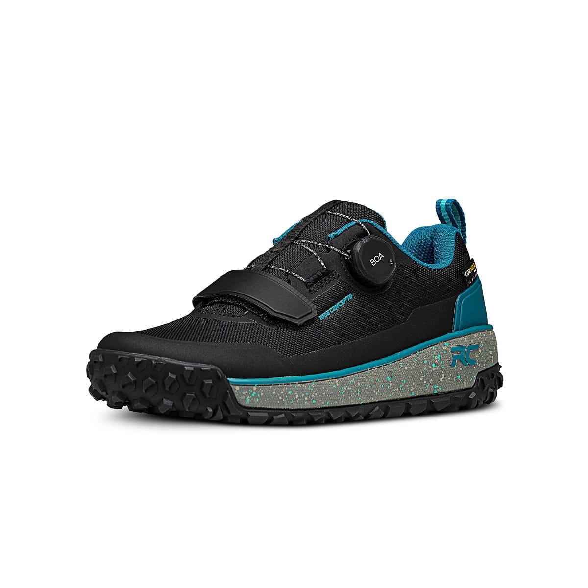 Flume BOA Flat Women's Shoe - Black/Tahoe Blue 3/6