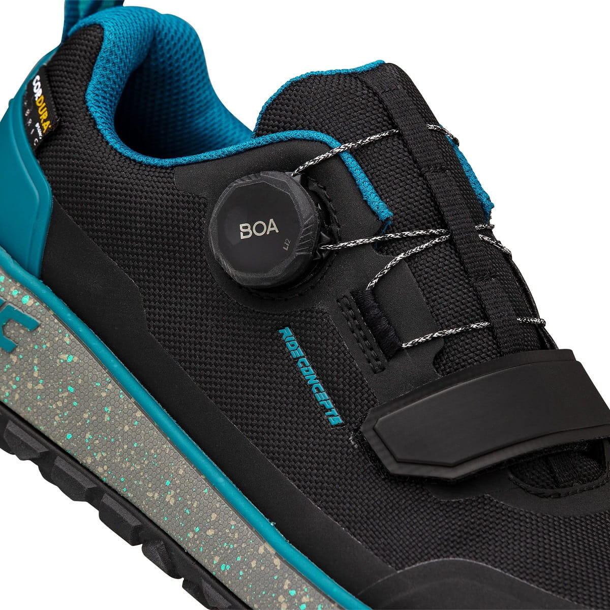 Flume BOA Flat Women's Shoe - Black/Tahoe Blue 5/6