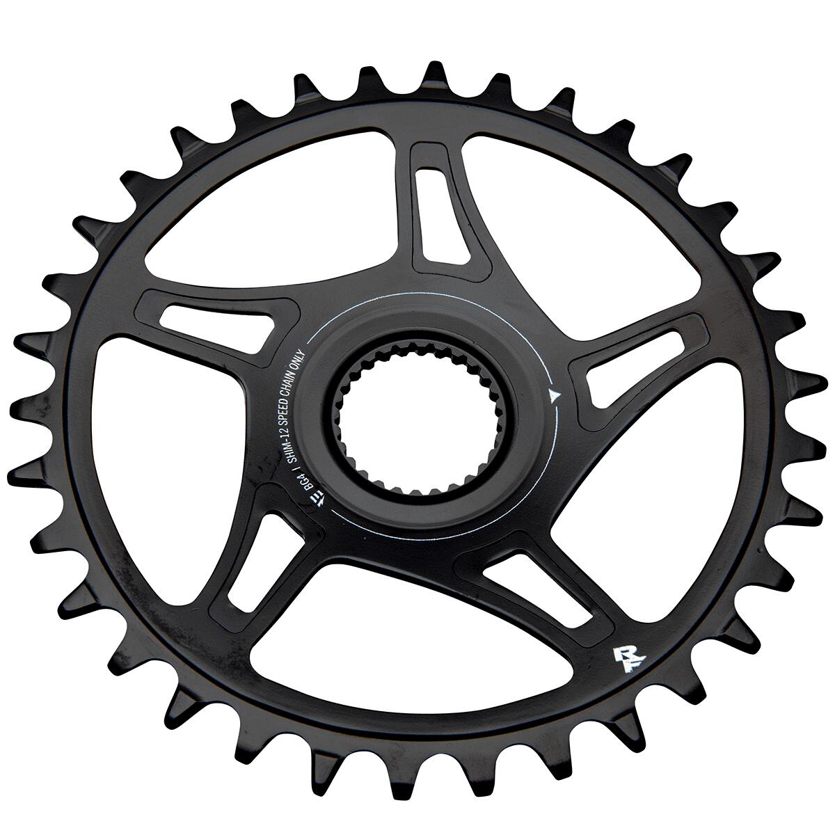 RACE FACE Ingranaggio DM Bosch 55 mm - acciaio 12 velocità Shimano 36 denti - nero