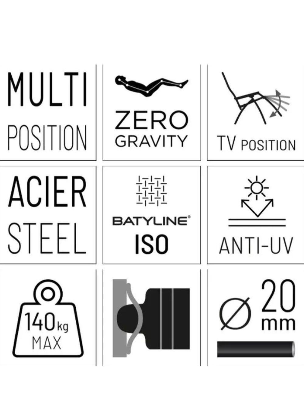 Fauteuil Relax Zéro Gravité - RSXA CLIP - Beige - Lafuma Mobilier 7/7