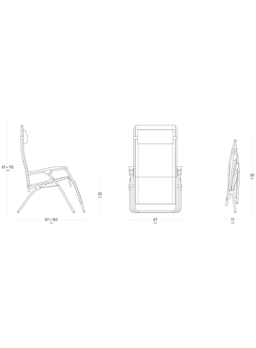Fauteuil Relax Zéro Gravité - RSXA - Vert - Lafuma Mobilier 7/7