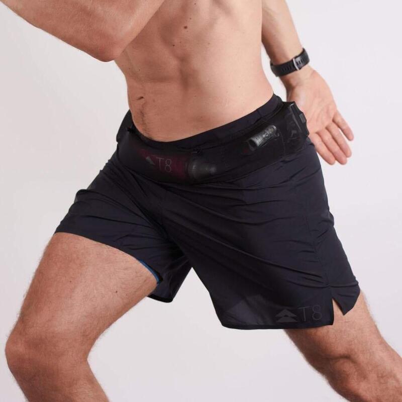 T8 Men's Black Sherpa Shorts