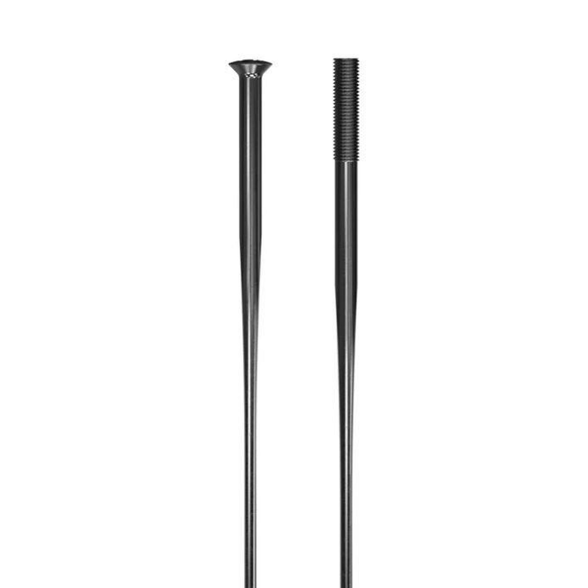 Aerocomp straightpull spokes black 272mm 2,0/2,3x1.25mm 1 pcs