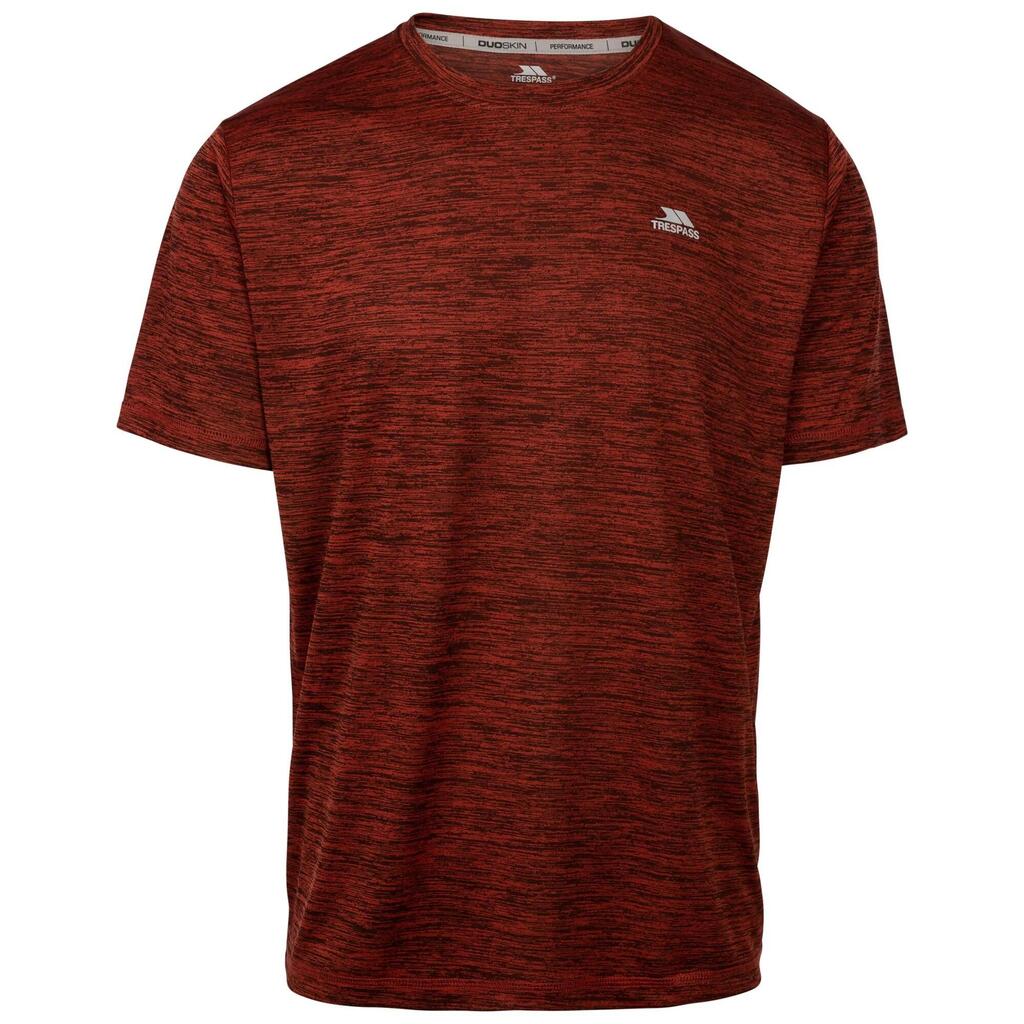 Mens Kearsley Active Top (Burnt Orange Marl)