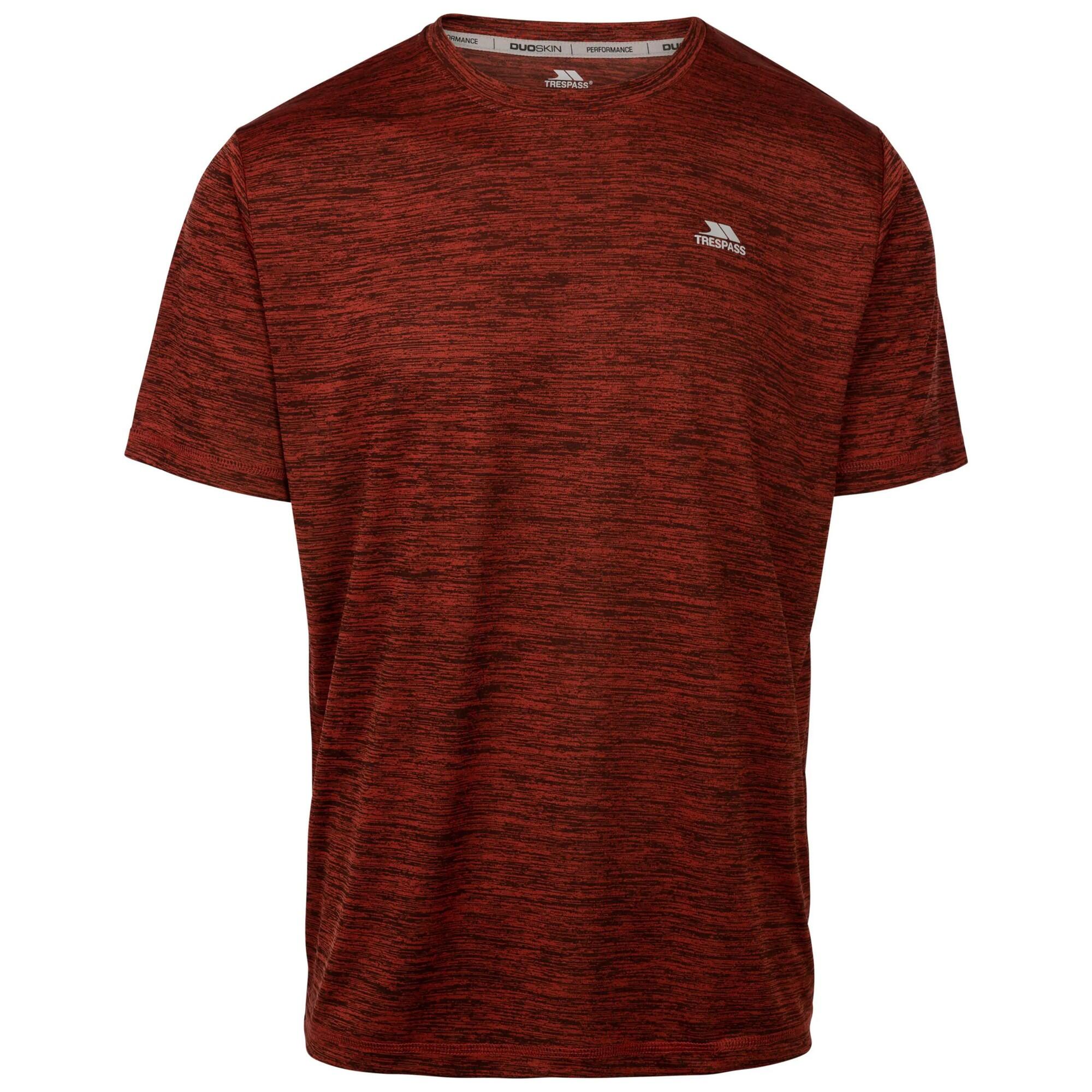 Trespass - Haut De Sport Kearsley Homme (orange Foncé Chiné) - T-shirt Manches Courtes - Orange - 52 2xl - Decathlon