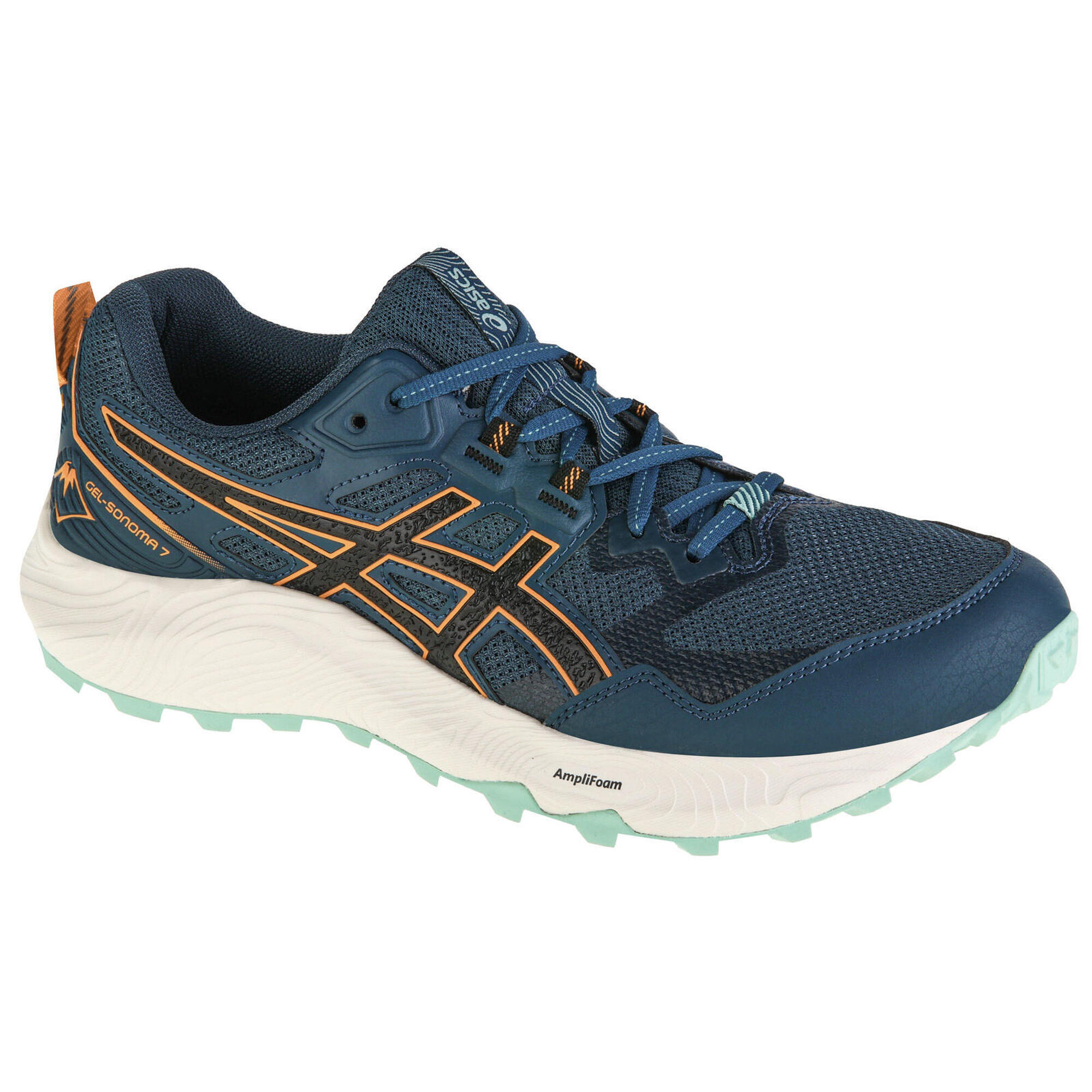 Asics - Chaussures De Running Pour Hommes Gel-sonoma 7 - Chaussures De Sport - Blanc|bleu - 44 - Decathlon