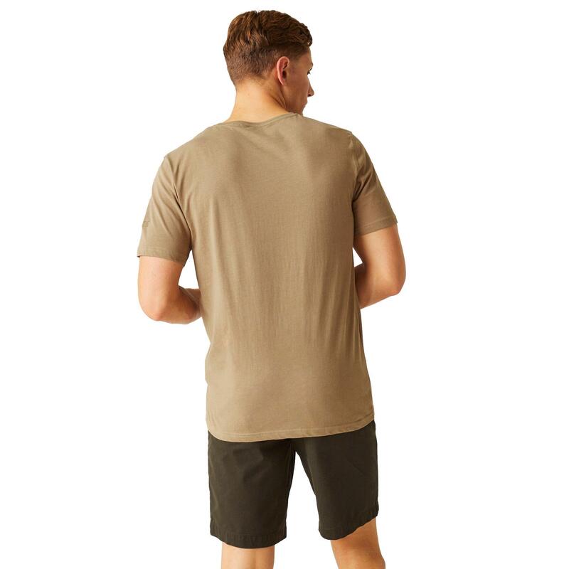 Tshirt CLINE Homme (Beige foncé)