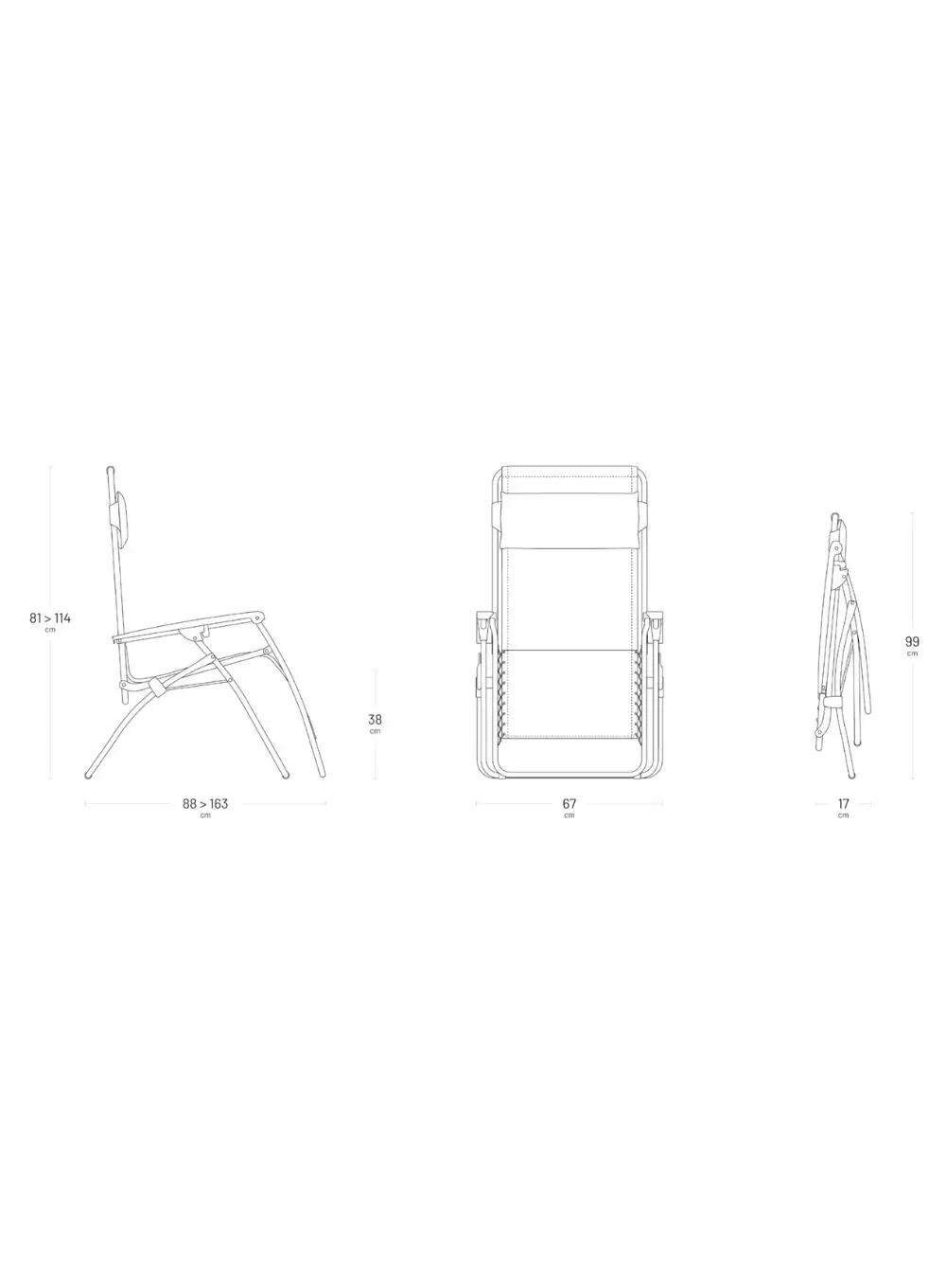 Fauteuil Relax Zéro Gravité - RT 2 - Vert - Lafuma Mobilier 7/7