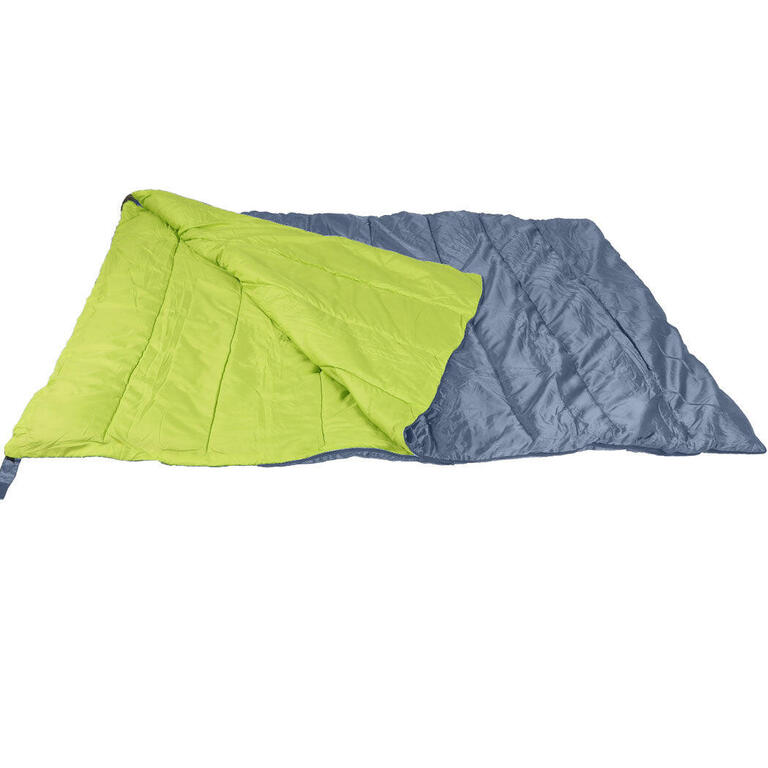 Double sleeping bag in grey