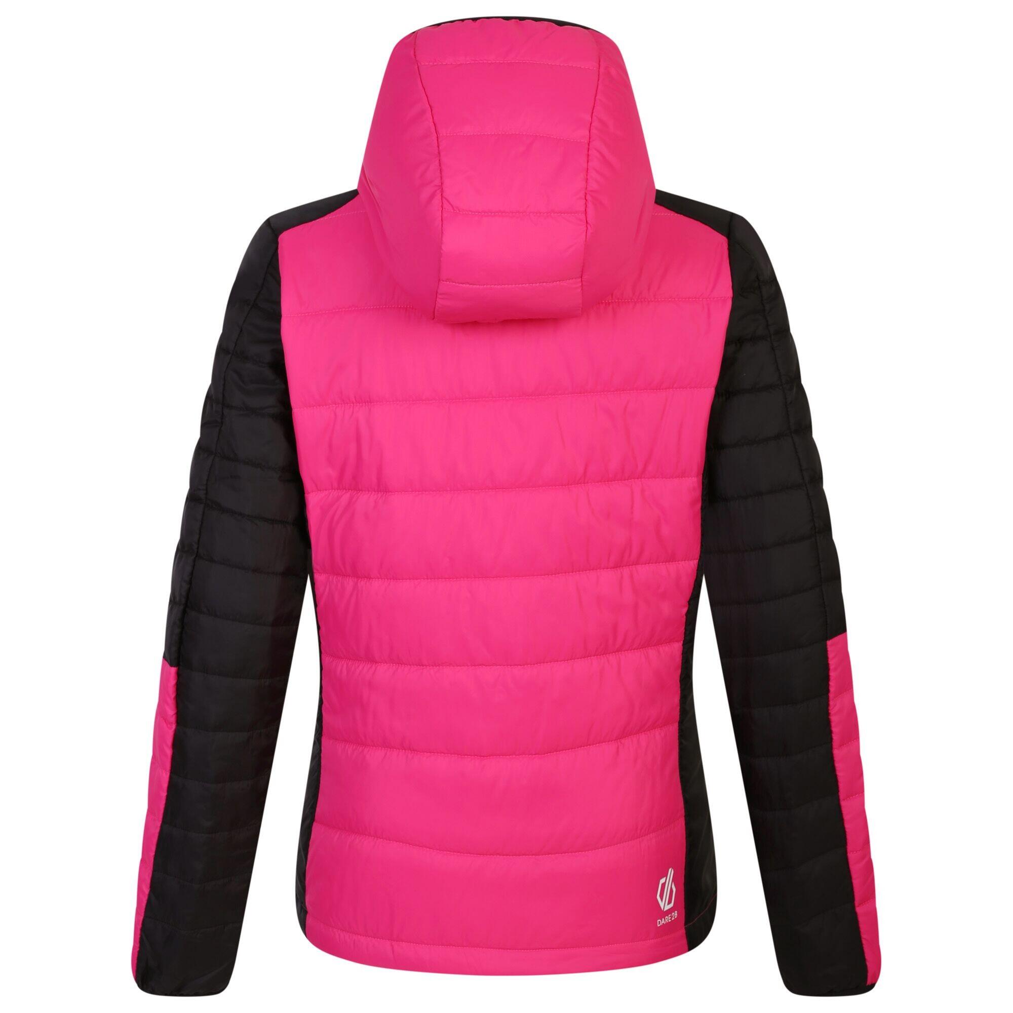 Veste Matelassée ASCENDING Femme (Rose Bonbon / Noir) 3/5