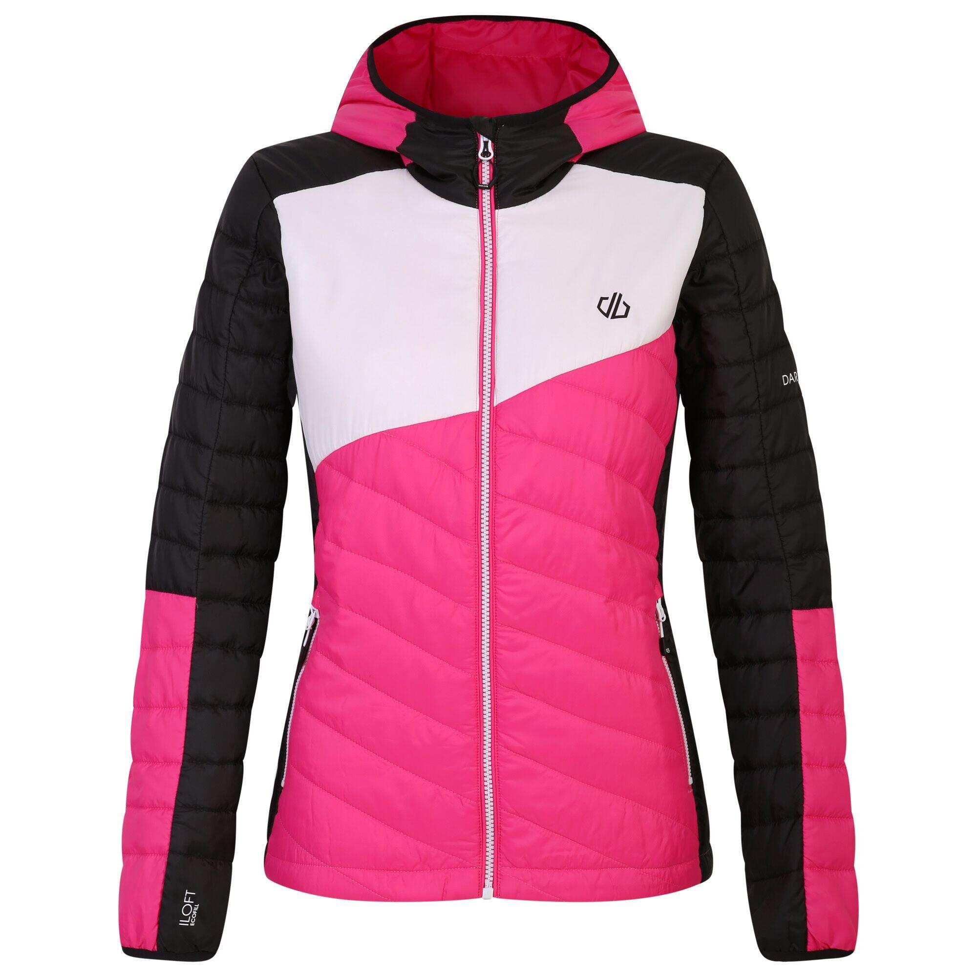 Veste Matelassée ASCENDING Femme (Rose Bonbon / Noir) 2/5