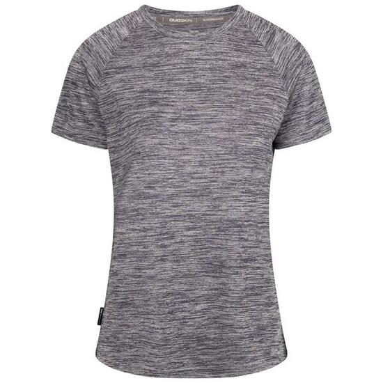 Haut De Sport Chiné Manches Courtes SELINNE Femme (Bleu Marine Chiné)