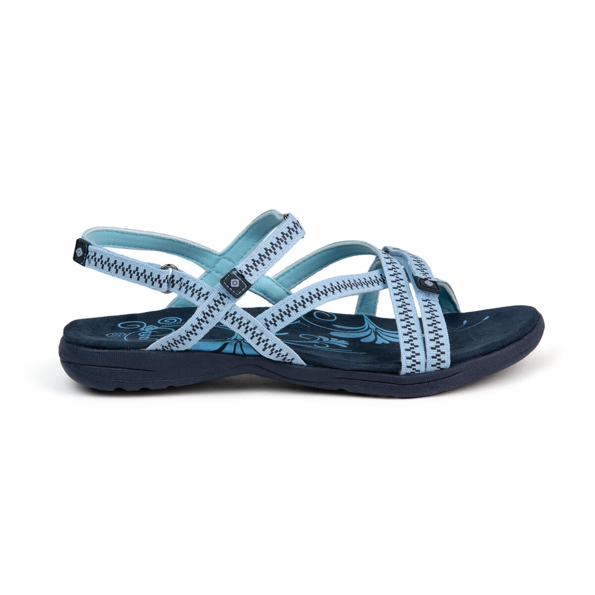 Izas - Izas Tencelle Sandales De Trekking Et De Randonnée Pour Femmes : Confort Et - Sandales - Bleu - 36 - Decathlon