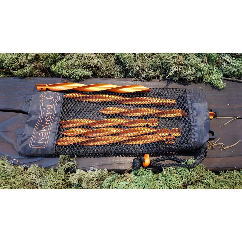 Bushmen Ultralight Twister Pegs 6 pack