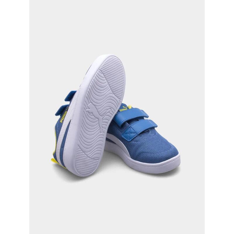Pantofi sport copii Puma Courtflex V2 Mesh, Albastru