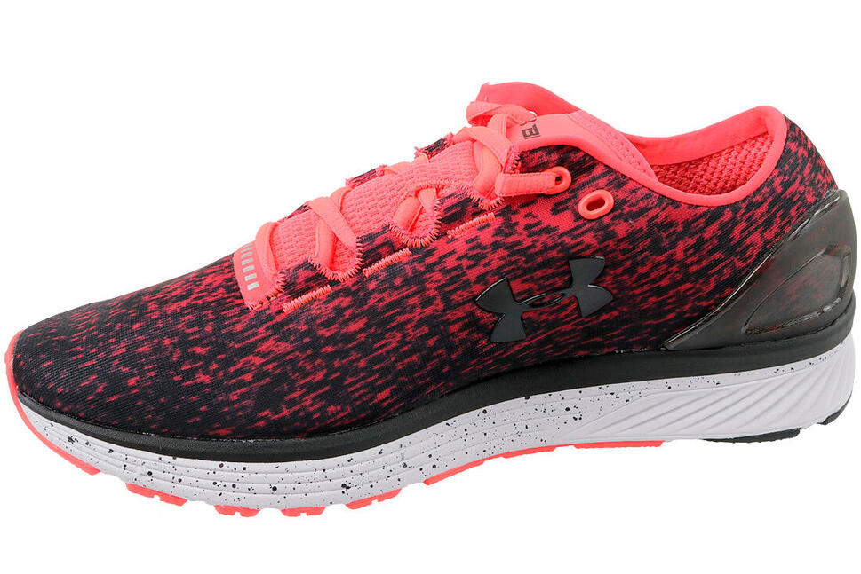 Buty do biegania męskie Under Armour UA Charged Bandit 3 Ombre czarne,czerwone
