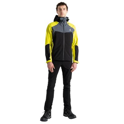Heren roving ski jas (neon spring/zwart)