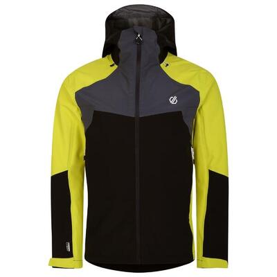 Heren roving ski jas (neon spring/zwart)