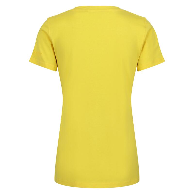 Tshirt FILANDRA BEACH Femme (Jaune vif)