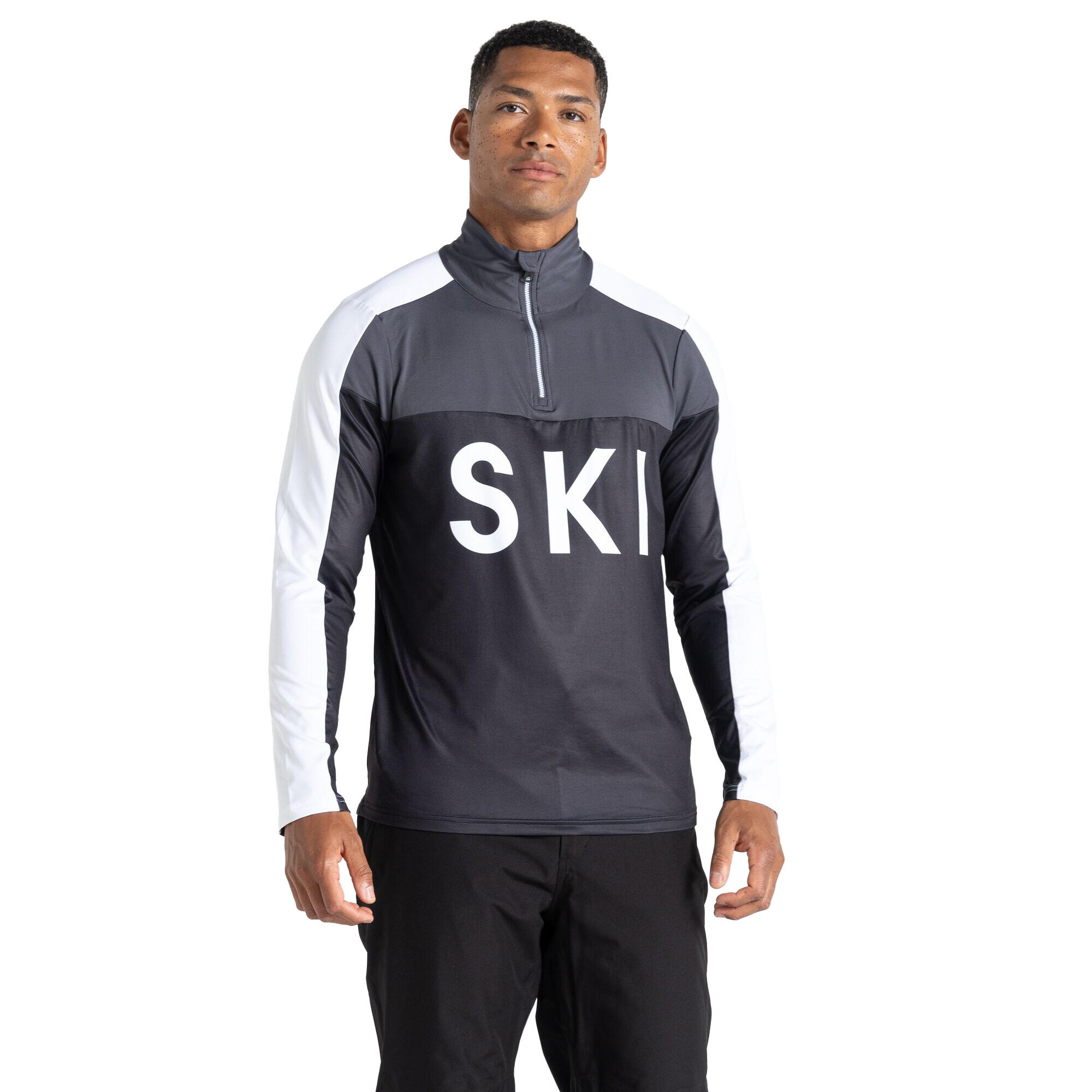 "Ski" Base Layer Oberteil für Herren Schwarz/Ebenholz 4/5