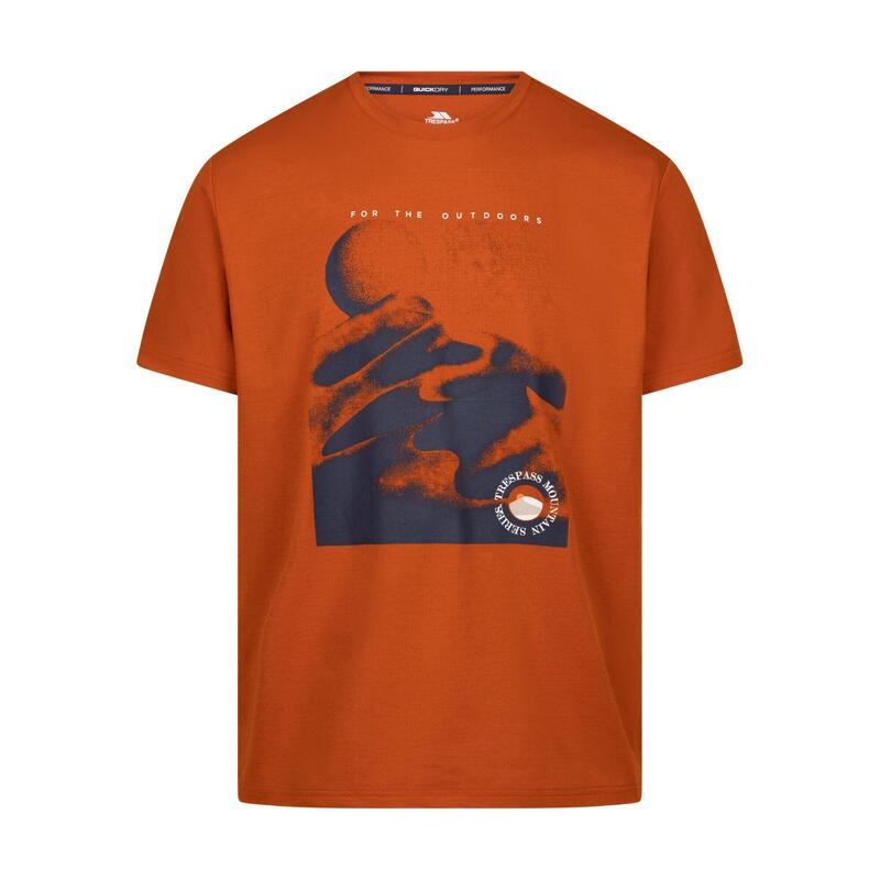 "Sagnay" TShirt für Herren Dunkel Orange