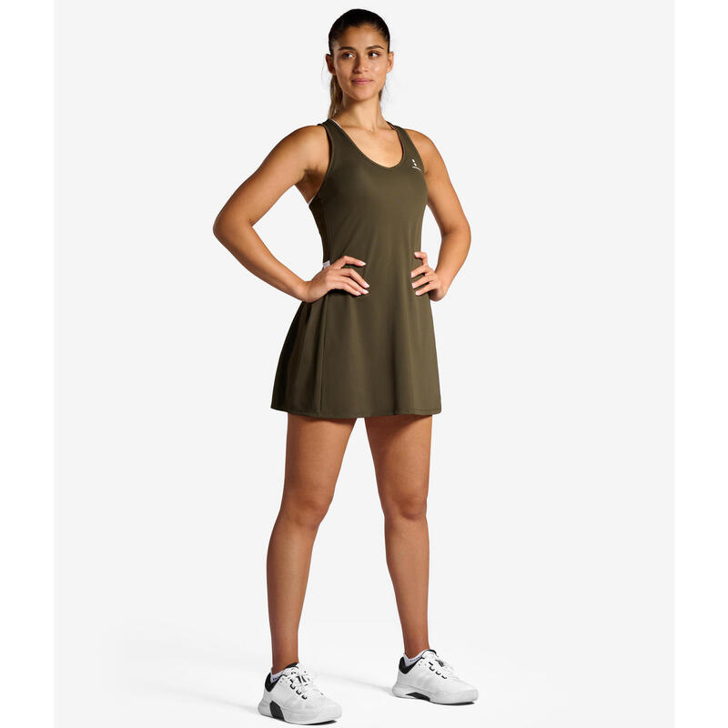 Dámské šaty na tenis/padel elegance Olive