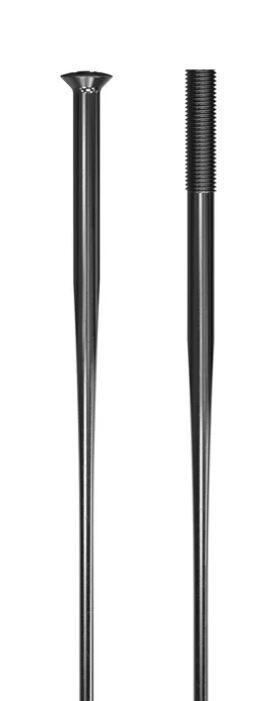 Rayon Aerocomp 274mm noir 2,0/2,3x1,25 mm pour VTT All Mountain 2/3